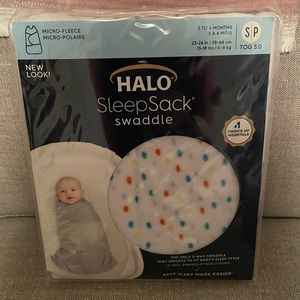 Never worn Halo sleepsack swaddle